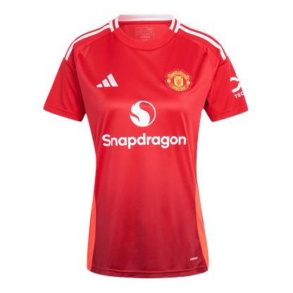 Women's Manchester United Home  Soccer Jersey 2024/25 footmaillots.fr
