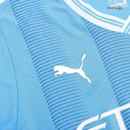 Player Version HAALAND #9 Manchester City Home  Soccer Jersey 2023/24 footmaillots.fr
