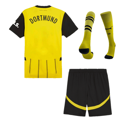 Borussia Dortmund Home  Soccer Jersey Kit(Jersey+Shorts+Socks) 2024/25 footmaillots.fr