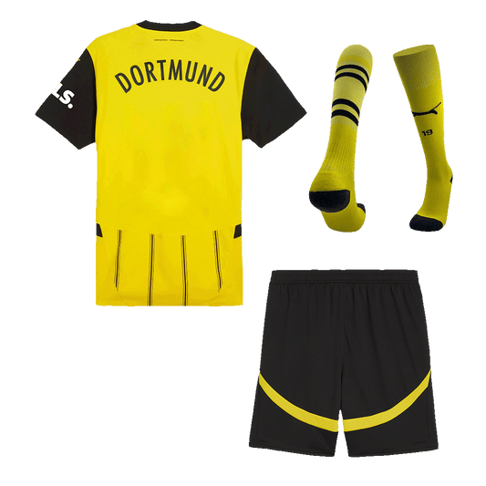 Borussia Dortmund Home  Soccer Jersey Kit(Jersey+Shorts+Socks) 2024/25 footmaillots.fr