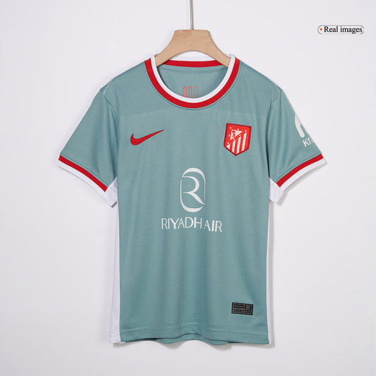 Kid's Atletico Madrid Away  Soccer Jersey Kit(Jersey+Shorts+Socks) 2024/25 footmaillots.fr