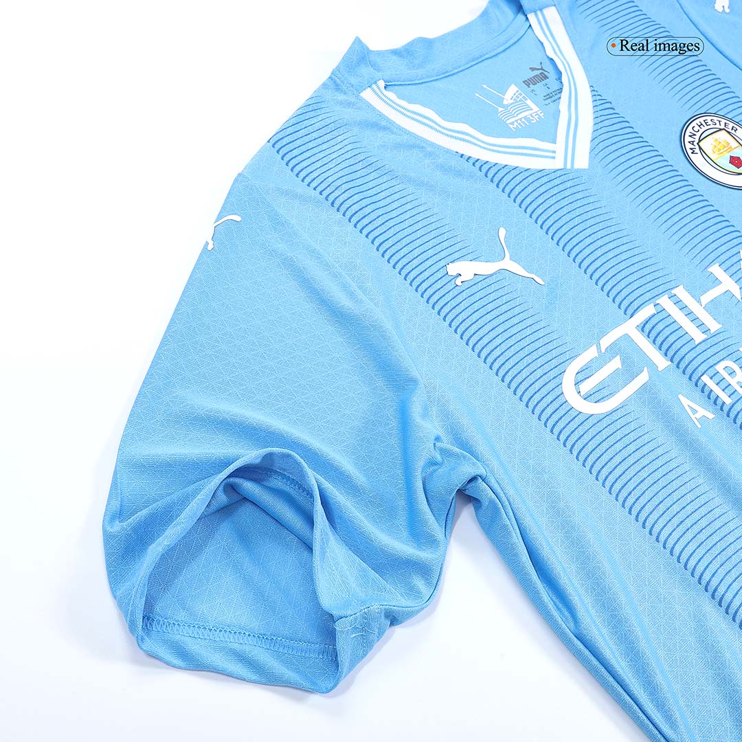 Player Version Manchester City Home  Soccer Jersey 2023/24 footmaillots.fr