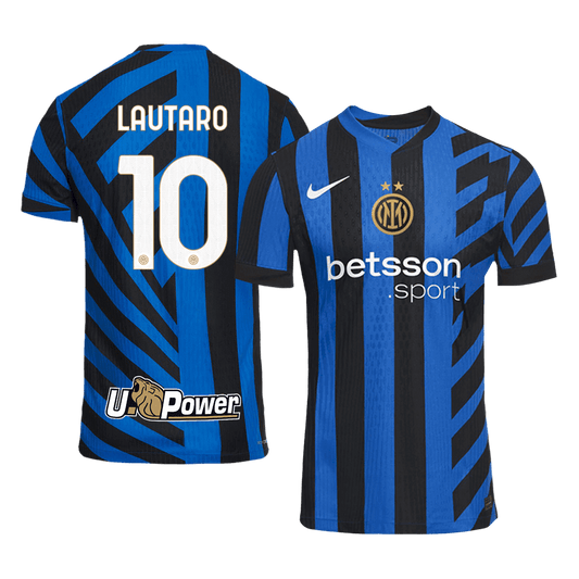 LAUTARO #10 Inter Milan Home  Soccer Jersey 2024/25 footmaillots.fr