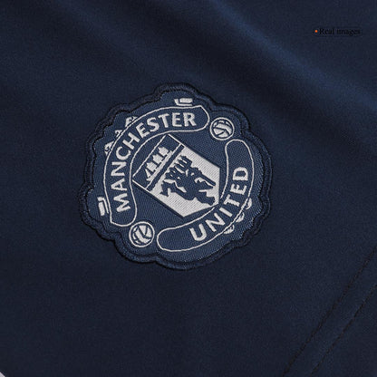 Manchester United Away Soccer Shorts 2024/25 footmaillots.fr
