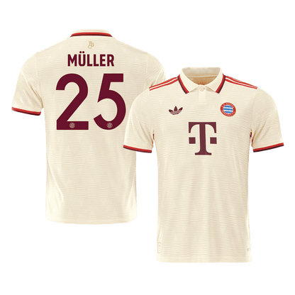 Player Version MÜLLER #25 Bayern Munich Third Away  Soccer Jersey 2024/25- UCL footmaillots.fr