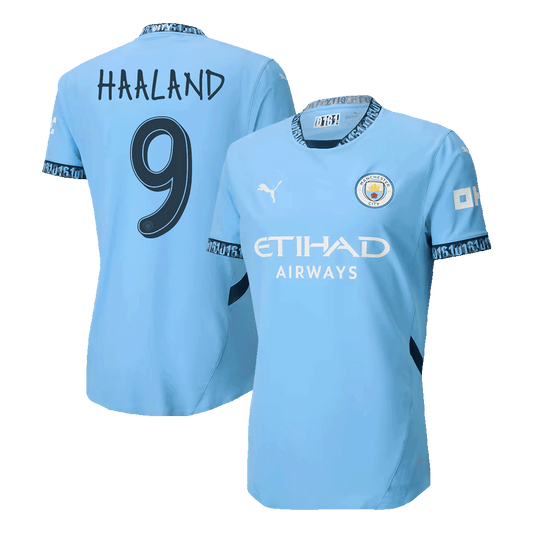 Player Version HAALAND #9 Manchester City Home  Soccer Jersey 2024/25 - UCL footmaillots.fr