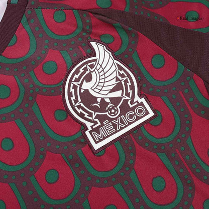 Men's Mexico Home Long Sleeve Soccer Jersey Copa América 2024 footmaillots.fr
