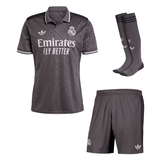 Real Madrid Third Away  Soccer Jersey Kit(Jersey+Shorts+Socks) 2024/25 footmaillots.fr