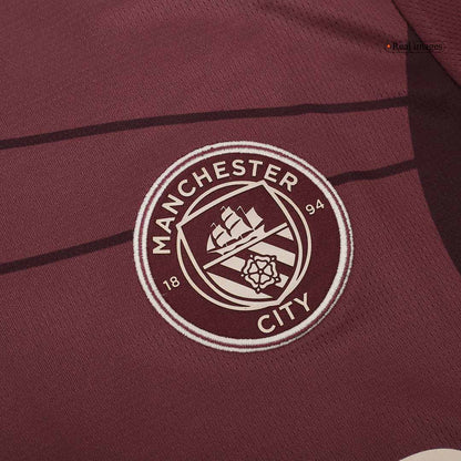 DE BRUYNE #17 Manchester City Third Away  Soccer Jersey 2024/25 footmaillots.fr