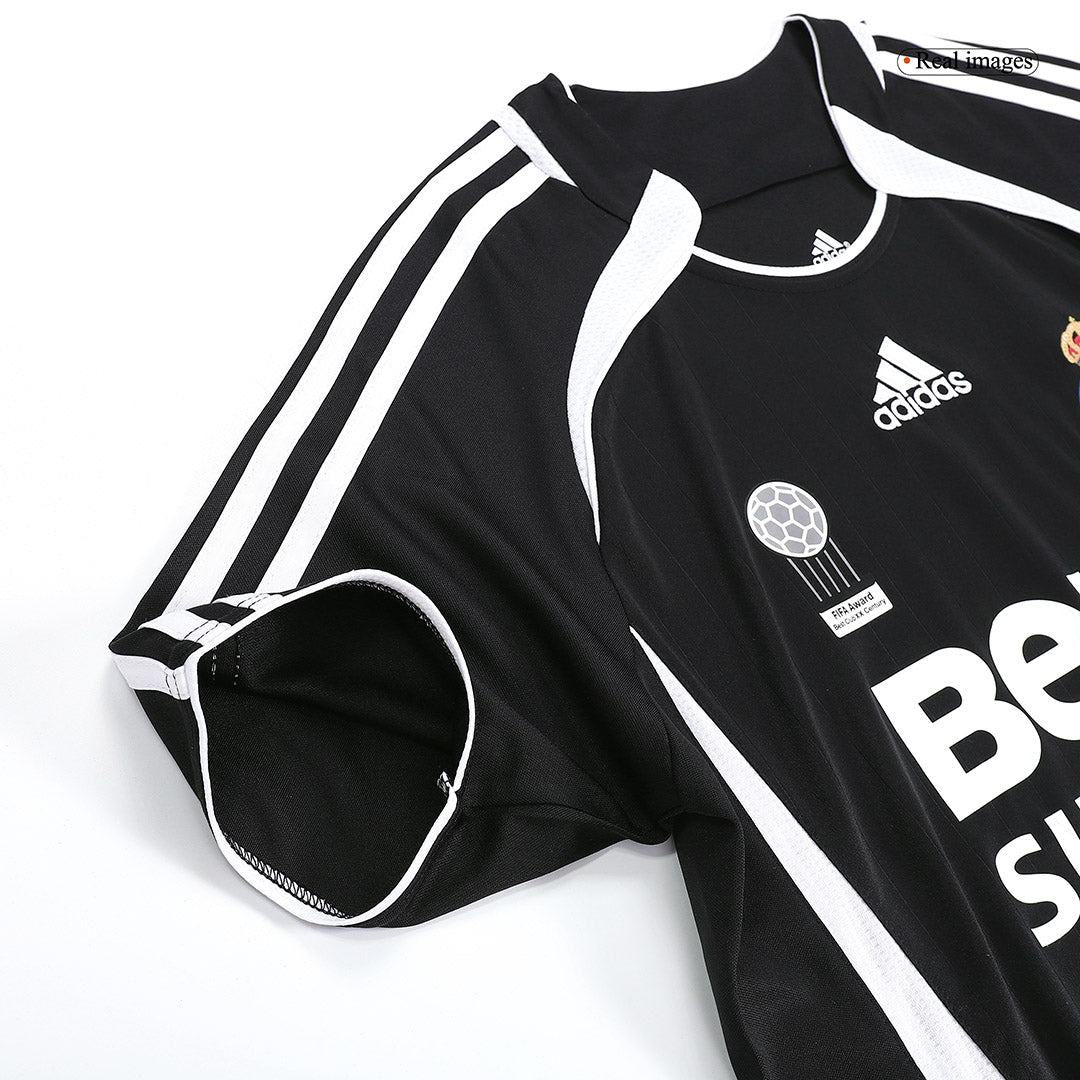 Retro BECKHAM #23 2006/07 Real Madrid Away  Soccer Jersey footmaillots.fr