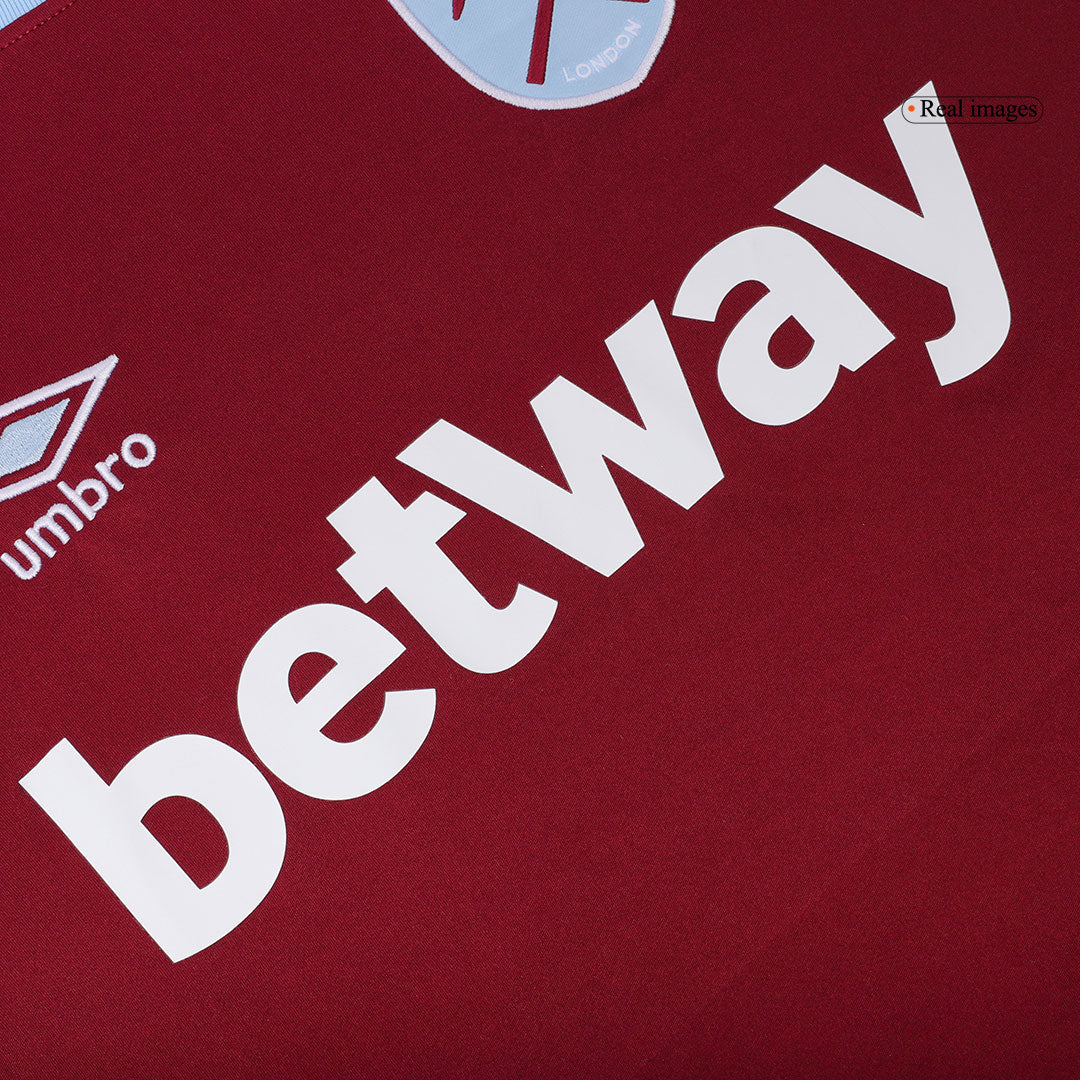 West Ham United Home  Soccer Jersey 2024/25 footmaillots.fr