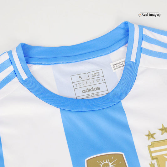 J.ALVAREZ #9 Argentina Home  Soccer Jersey 2024 footmaillots.fr