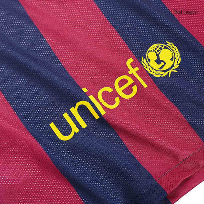Retro Suárez #9 2014/15 Barcelona Home  Soccer Jersey footmaillots.fr
