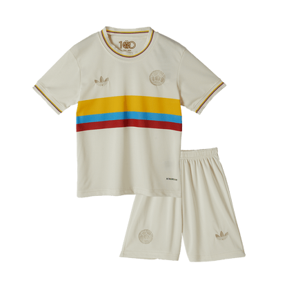 Kid's Colombia  Soccer Jersey Kit(Jersey+Shorts) 2024 - 100th Anniversary footmaillots.fr
