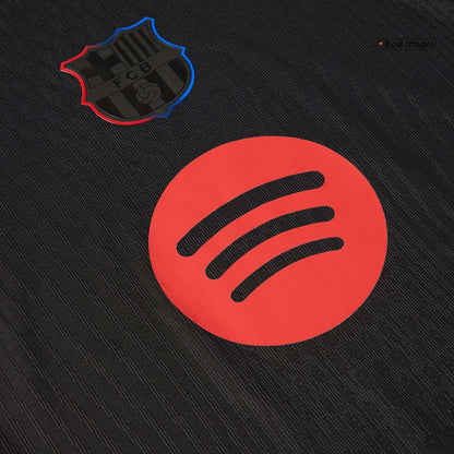Player Version Barcelona Away  Soccer Jersey 2024/25 - Spotify Logo Without Text footmaillots.fr