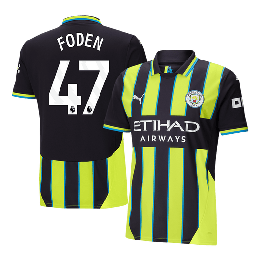FODEN #47 Manchester City Away  Soccer Jersey 2024/25 footmaillots.fr