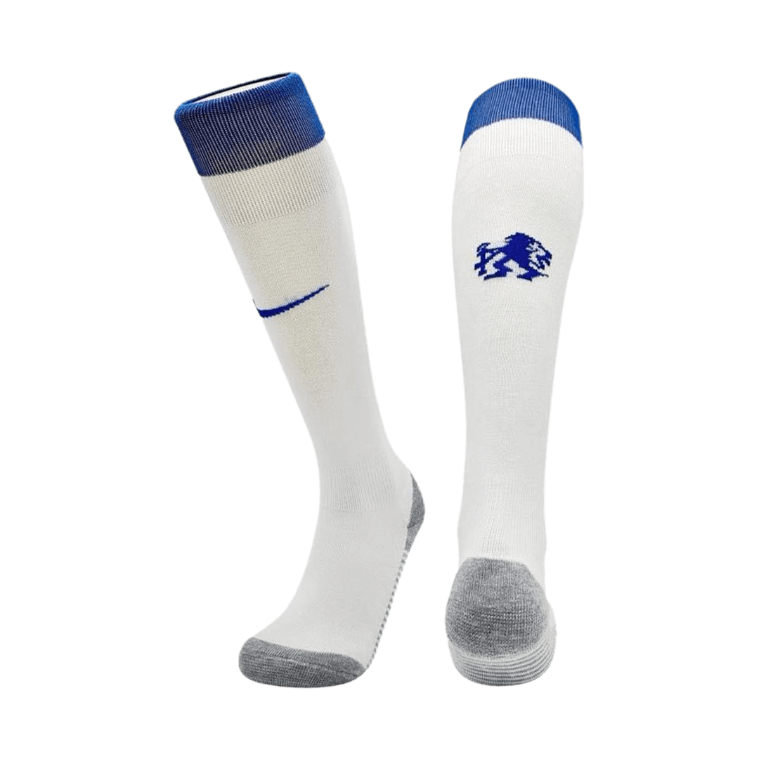 Kid's Chelsea Home Soccer Socks 2024/25 footmaillots.fr