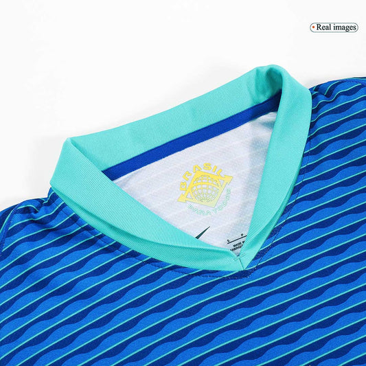 NEYMAR JR #10 Brazil Away  Soccer Jersey 2024 footmaillots.fr