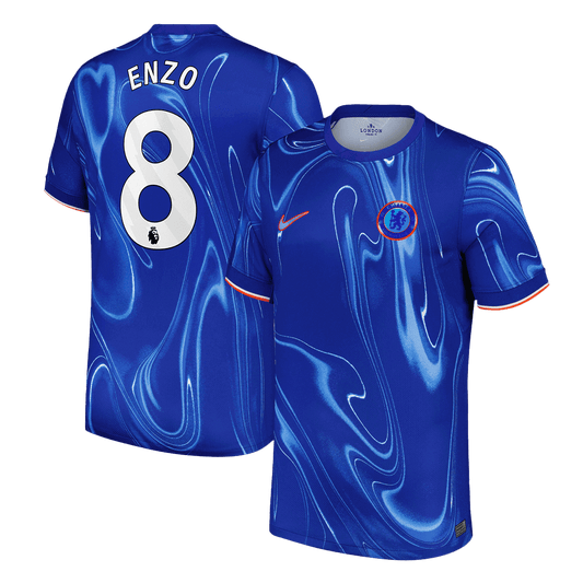 ENZO #8 Chelsea Home  Soccer Jersey 2024/25 footmaillots.fr