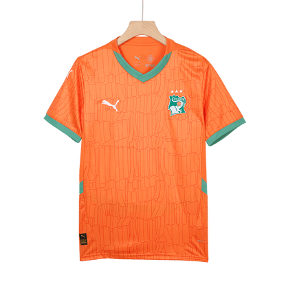 C?te d'Ivoire Home  Soccer Jersey 2024/25 footmaillots.fr