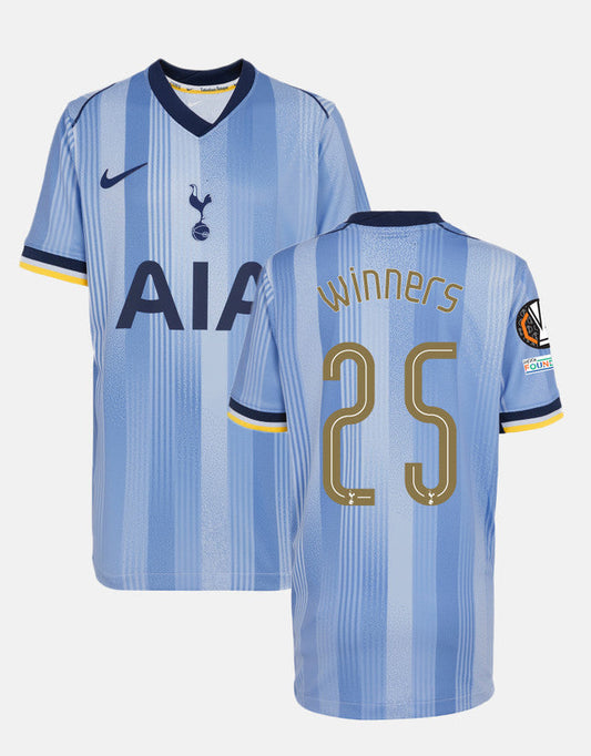 Maillot de football extérieur Tottenham Hotspur, vainqueur de la Ligue Europa 2024/25