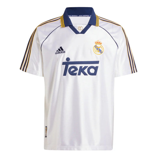 Real Madrid 1999/2000 Home  Soccer Jersey footmaillots.fr