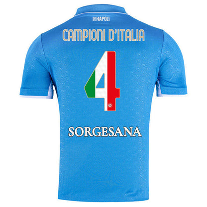 Version joueur SSC Napoli 2024/25 Maillot de match domicile du Campione d'Italia