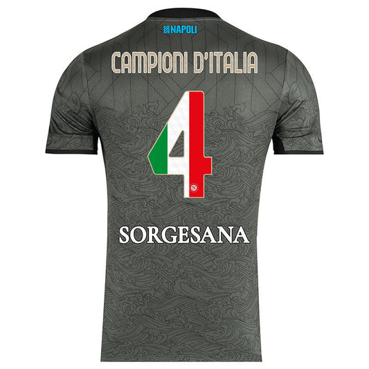 Maillot de match troisième du Campione d'Italia SSC Napoli 2024/25