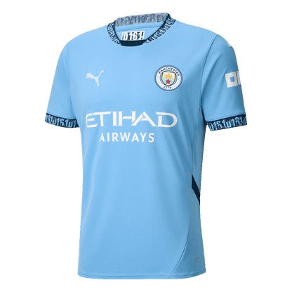 MARMOUSH #7 Manchester City Home  Soccer Jersey 2024/25 - UCL footmaillots.fr