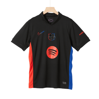 Barcelona Away  Soccer Jersey 2024/25 - Spotify Logo Without Text footmaillots.fr