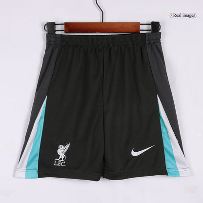 Kid's Liverpool Away  Soccer Jersey Kit(Jersey+Shorts+Socks) 2024/25 footmaillots.fr
