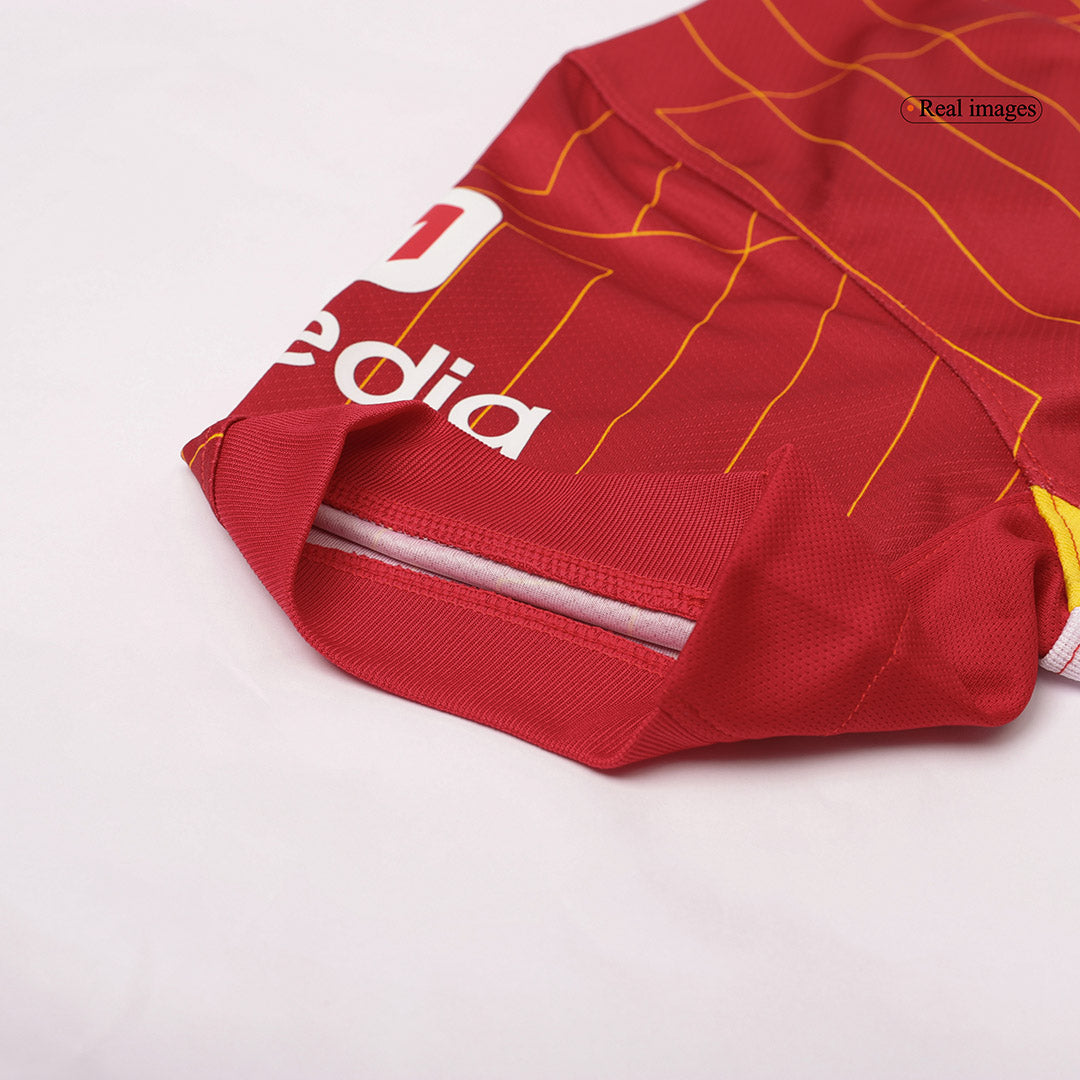 CHIESA #14 Liverpool Home  Soccer Jersey 2024/25 footmaillots.fr