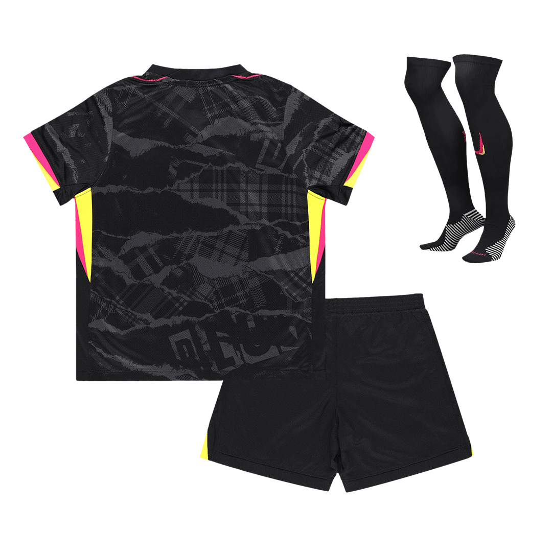 Kid's Chelsea Third Away  Soccer Jersey Kit(Jersey+Shorts+Socks) 2024/25 footmaillots.fr