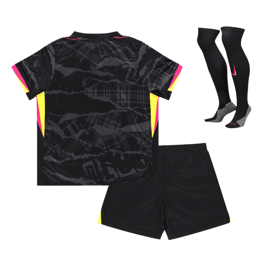 Kid's Chelsea Third Away  Soccer Jersey Kit(Jersey+Shorts+Socks) 2024/25 footmaillots.fr