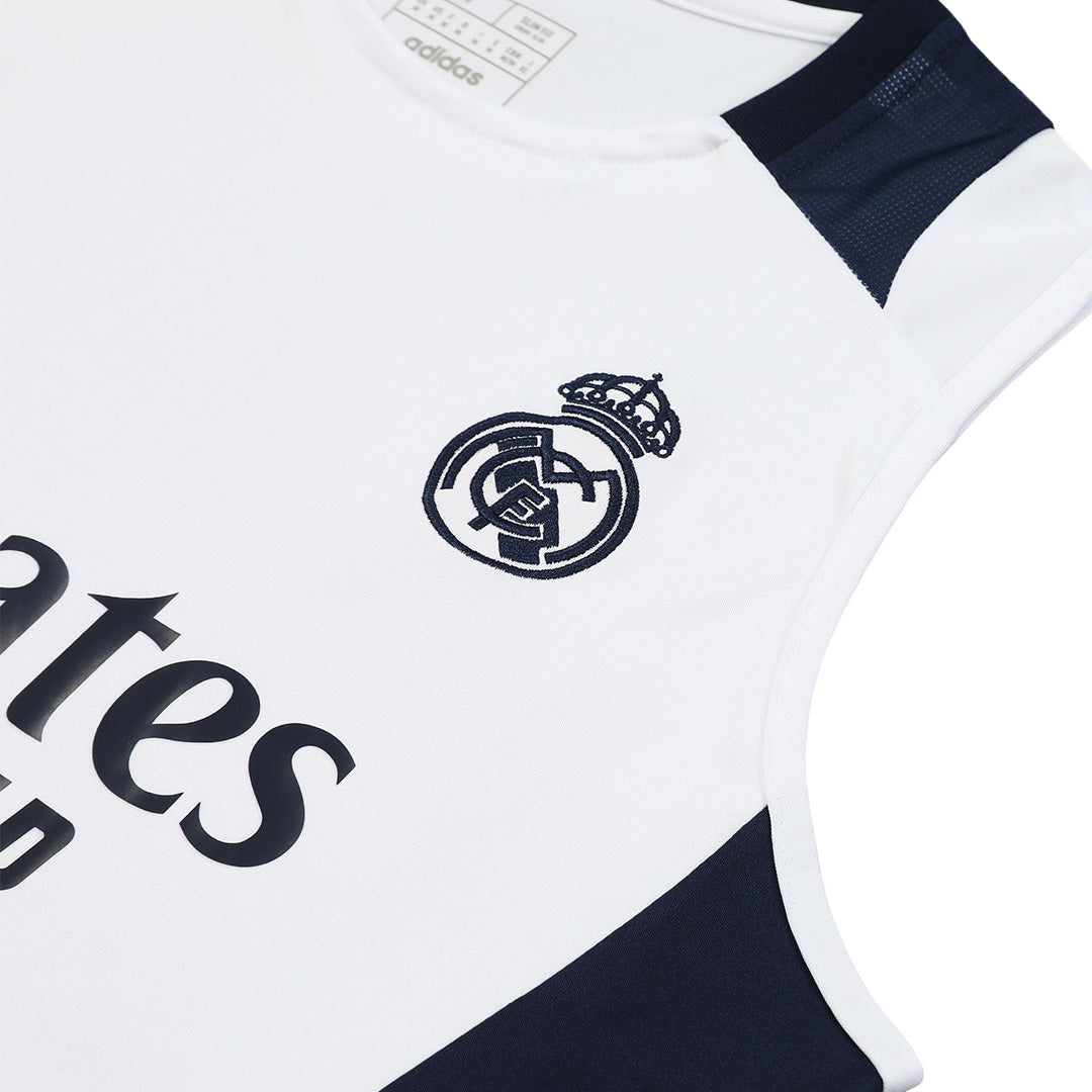 Real Madrid Pre-Match  Soccer Jersey Vest Kit(Jersey+Shorts) 2024/25 footmaillots.fr
