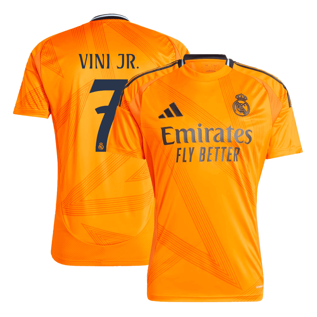 VINI JR. #7 Real Madrid Away  Soccer Jersey 2024/25 footmaillots.fr