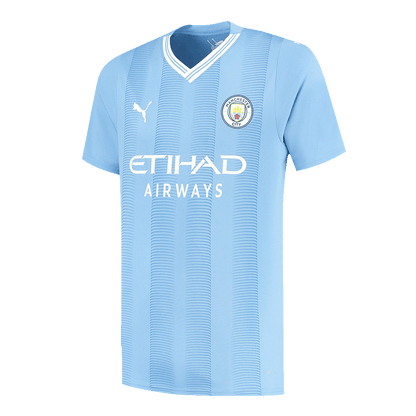 HAALAND #9 Manchester City Home  Soccer Jersey 2023/24 footmaillots.fr