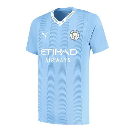 HAALAND #9 Manchester City Home  Soccer Jersey 2023/24 footmaillots.fr