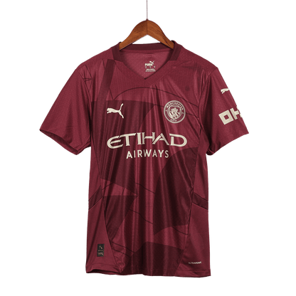 Player Version Manchester City Third Away  Soccer Jersey 2024/25 footmaillots.fr