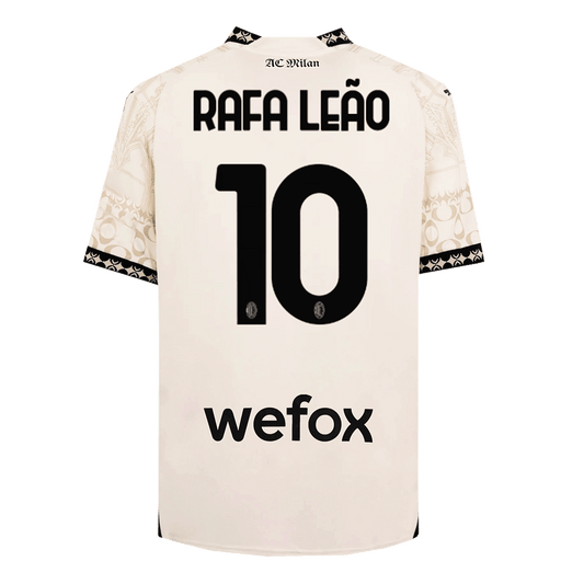 RAFA LE?O #10 AC Milan X Pleasures Fouth Away  Soccer Jersey 2023/24 footmaillots.fr