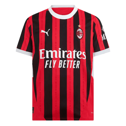 GIROUD #9 AC Milan Home  Soccer Jersey 2024/25 footmaillots.fr