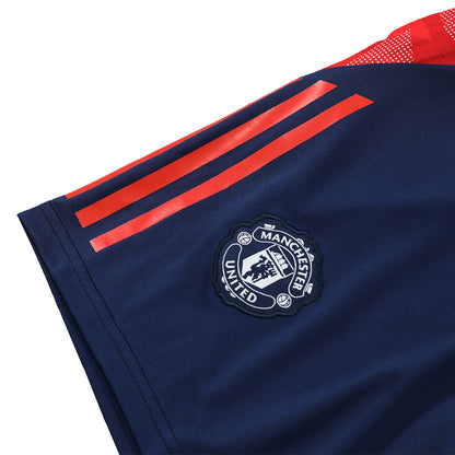 Manchester United Pre-Match  Soccer Jersey Kit(Jersey+Shorts) 2024/25 footmaillots.fr