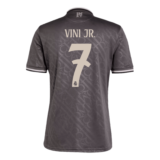 VINI JR. #7 Real Madrid Third Away  Soccer Jersey 2024/25 footmaillots.fr