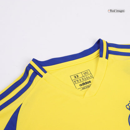 Kid's RONALDO #7 Al Nassr Home  Soccer Jersey Kit(Jersey+Shorts+Socks) 2024/25 - ACL footmaillots.fr
