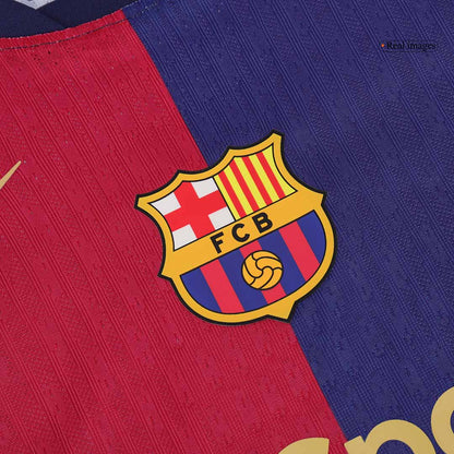 Player Version Barcelona Home  Soccer Jersey 2024/25 - 125th Anniversary footmaillots.fr