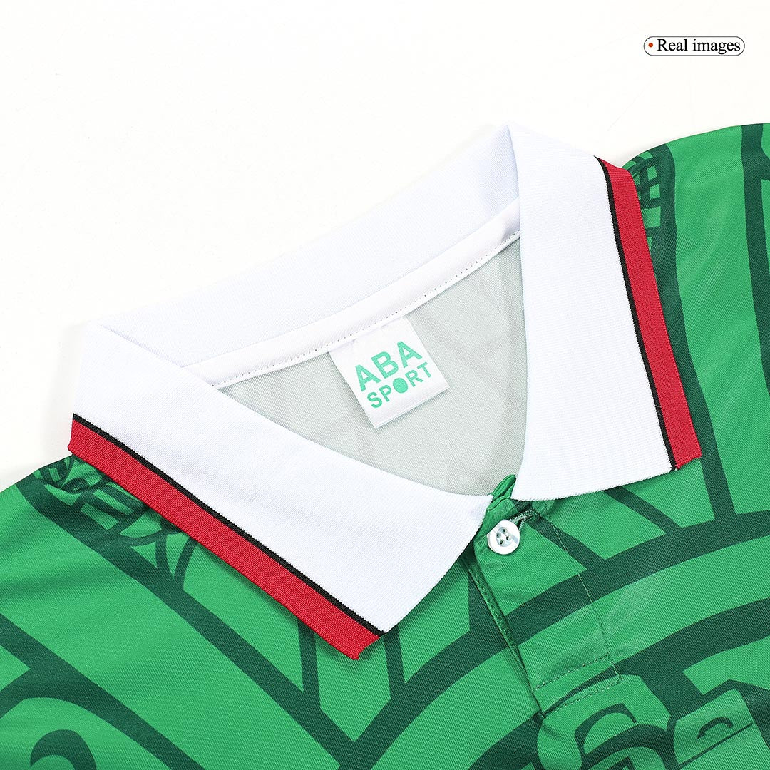 Discount Mexico Home Soccer Jersey 1998 footmaillots.fr
