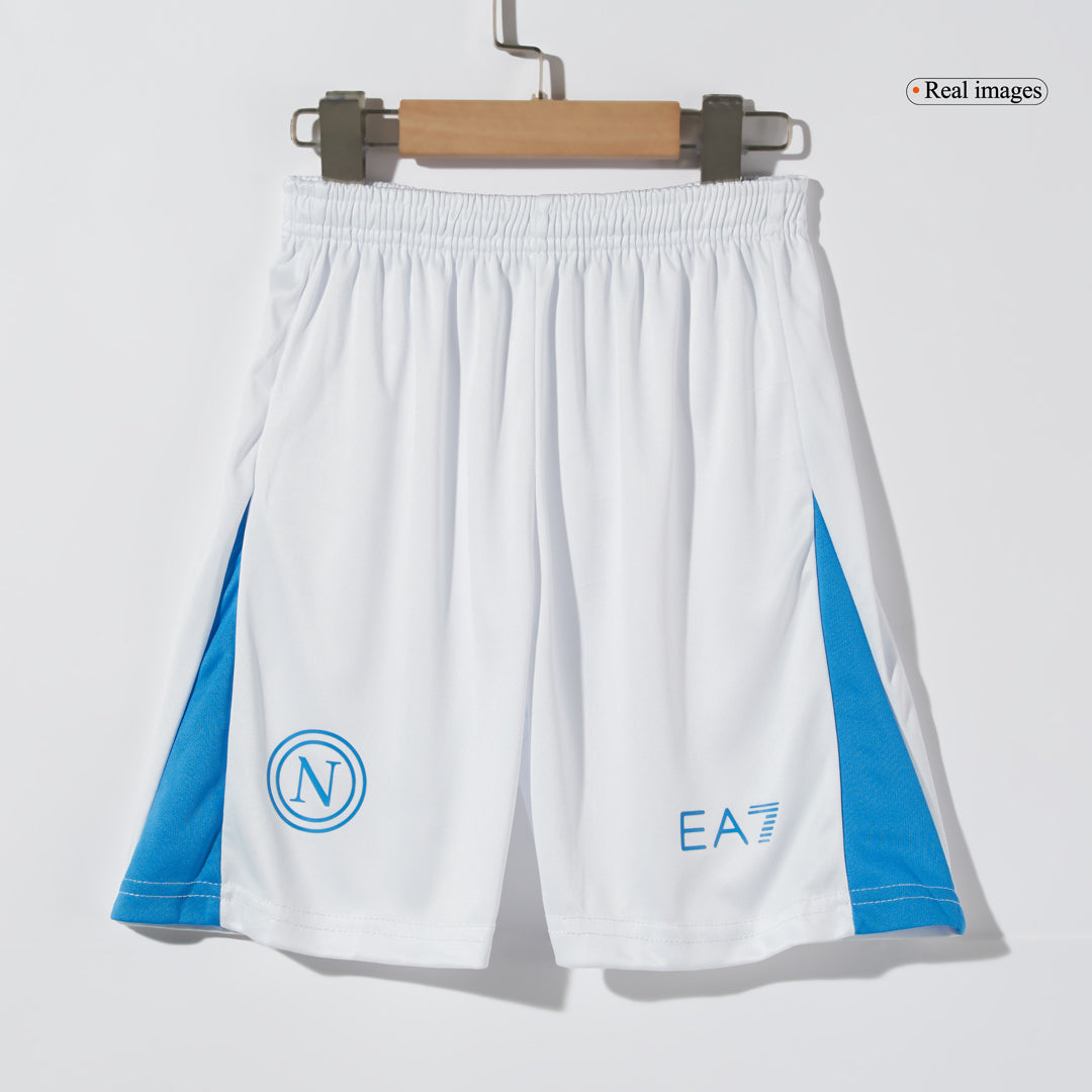Kid's Napoli Home  Soccer Jersey Kit(Jersey+Shorts) 2024/25 footmaillots.fr
