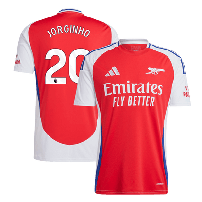 JORGINHO #20 Arsenal Home  Soccer Jersey 2024/25 footmaillots.fr