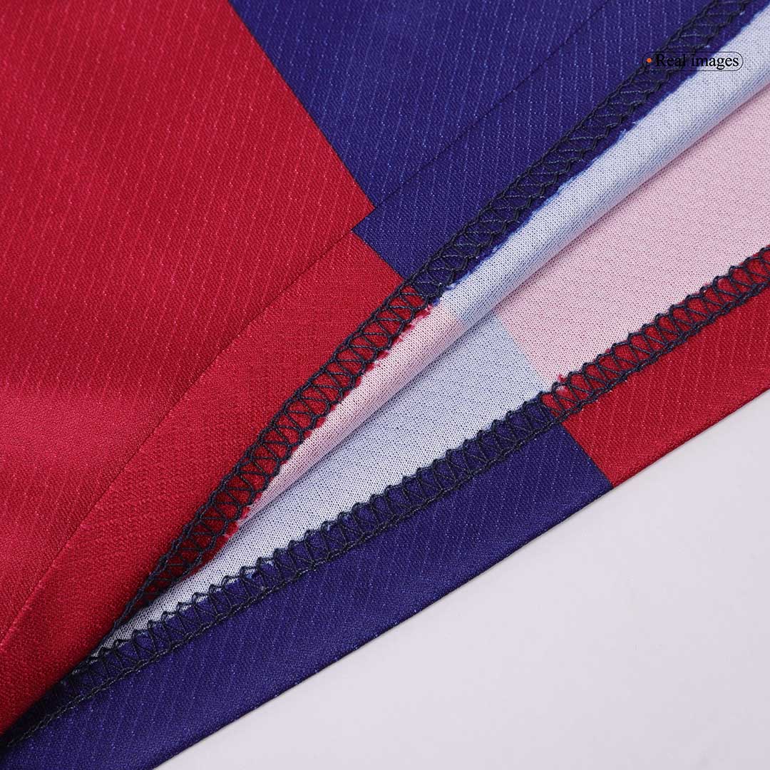 Kid's Barcelona Home  Soccer Jersey Kit(Jersey+Shorts) 2024/25-Spotify Logo Without Text footmaillots.fr