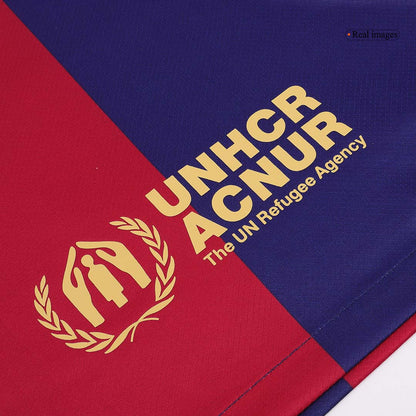 RAPHINHA #11 Barcelona Home  Soccer Jersey 2024/25 -?Spotify Logo Without Text? footmaillots.fr